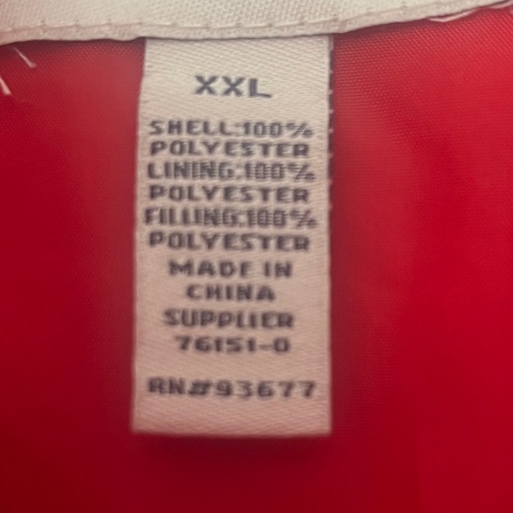 St. John's Bay XXL Women’s Red Preppy Quilted Vest #preppy #chic - Picture 7 of 9